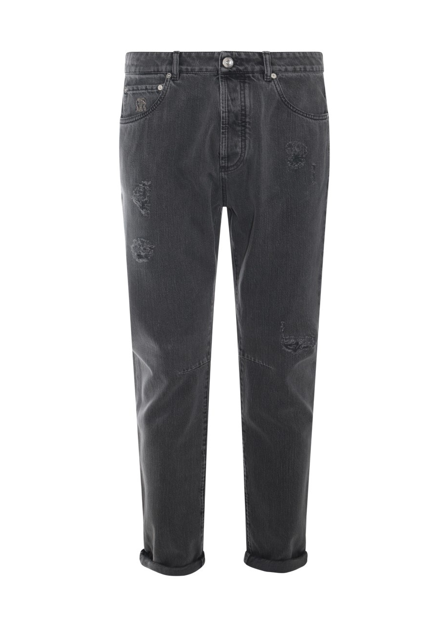 Brunello Cucinelli Mens Trousers In Grey