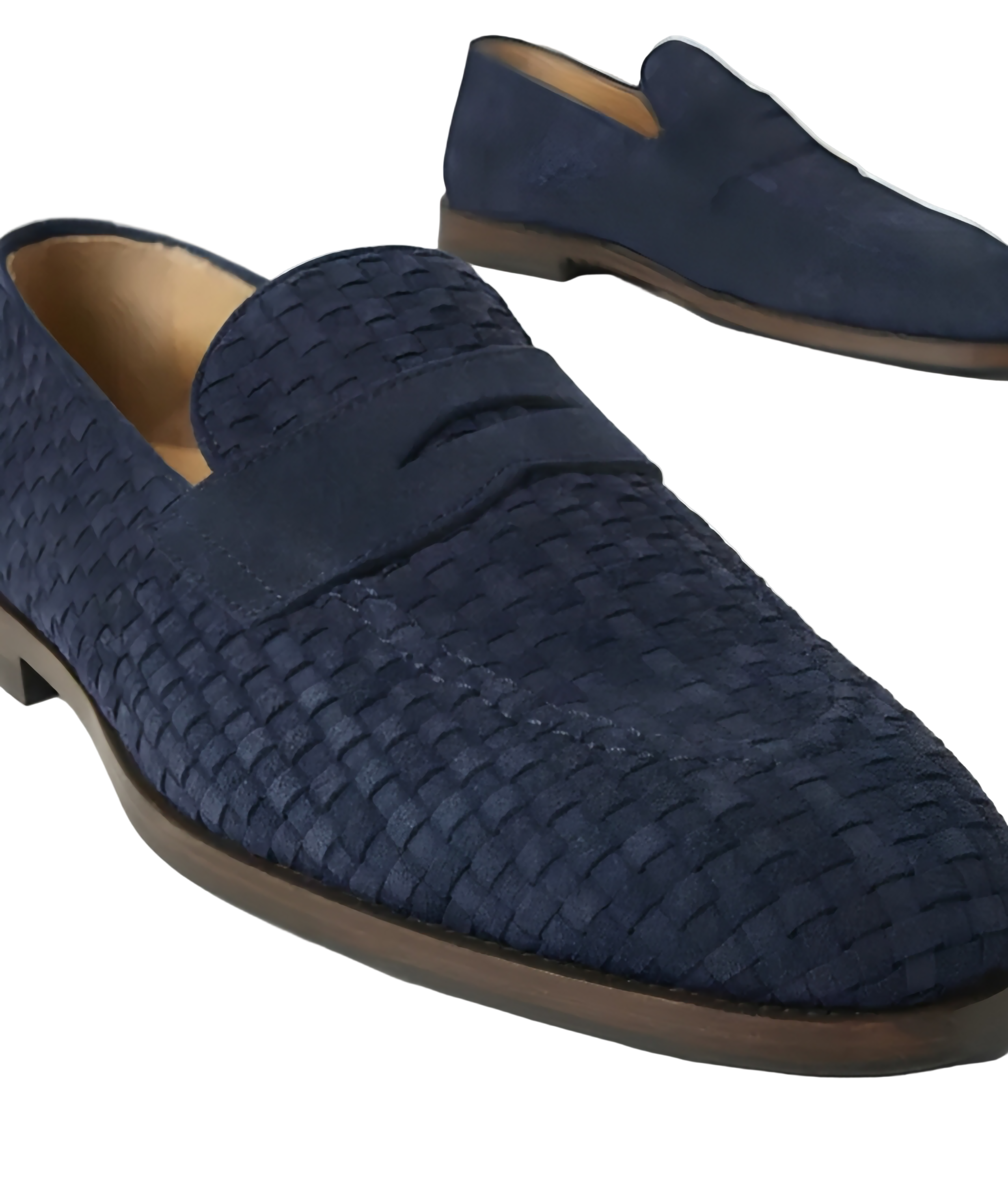 BRUNELLO CUCINELLI MENS LOAFERS IN NAVY