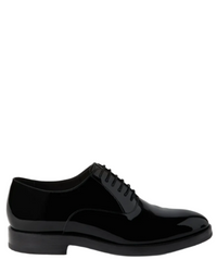 Brunello Cucinelli Patent Leather Plain-Toe Oxford Shoes