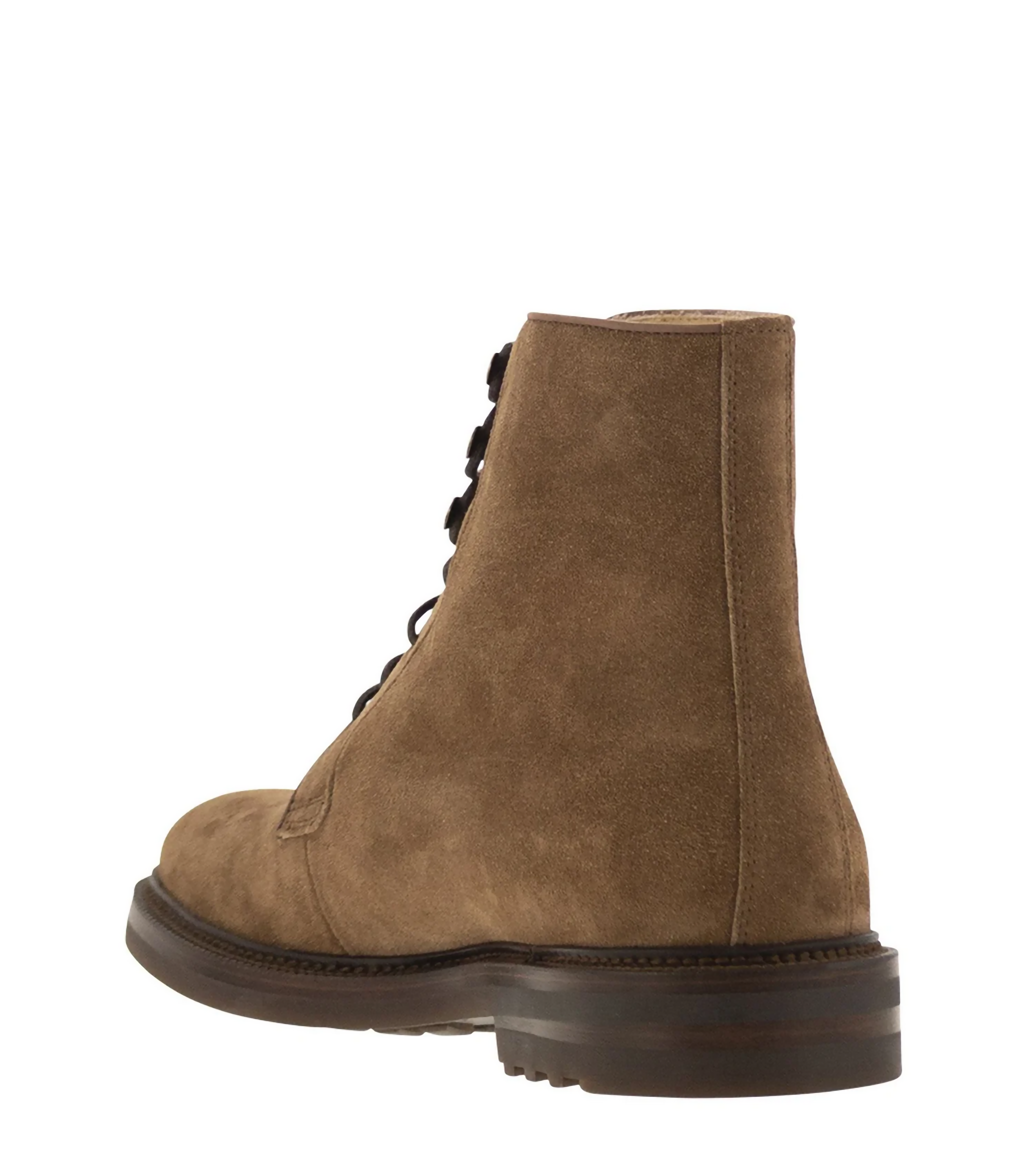 BRUNELLO CUCINELLI MENS ANKLE BOOTS IN DARK BEIGE