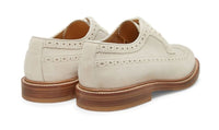 BRUNELLO CUCINELLI MENS SHOES WITH LACES IN LIGHT BEIGE