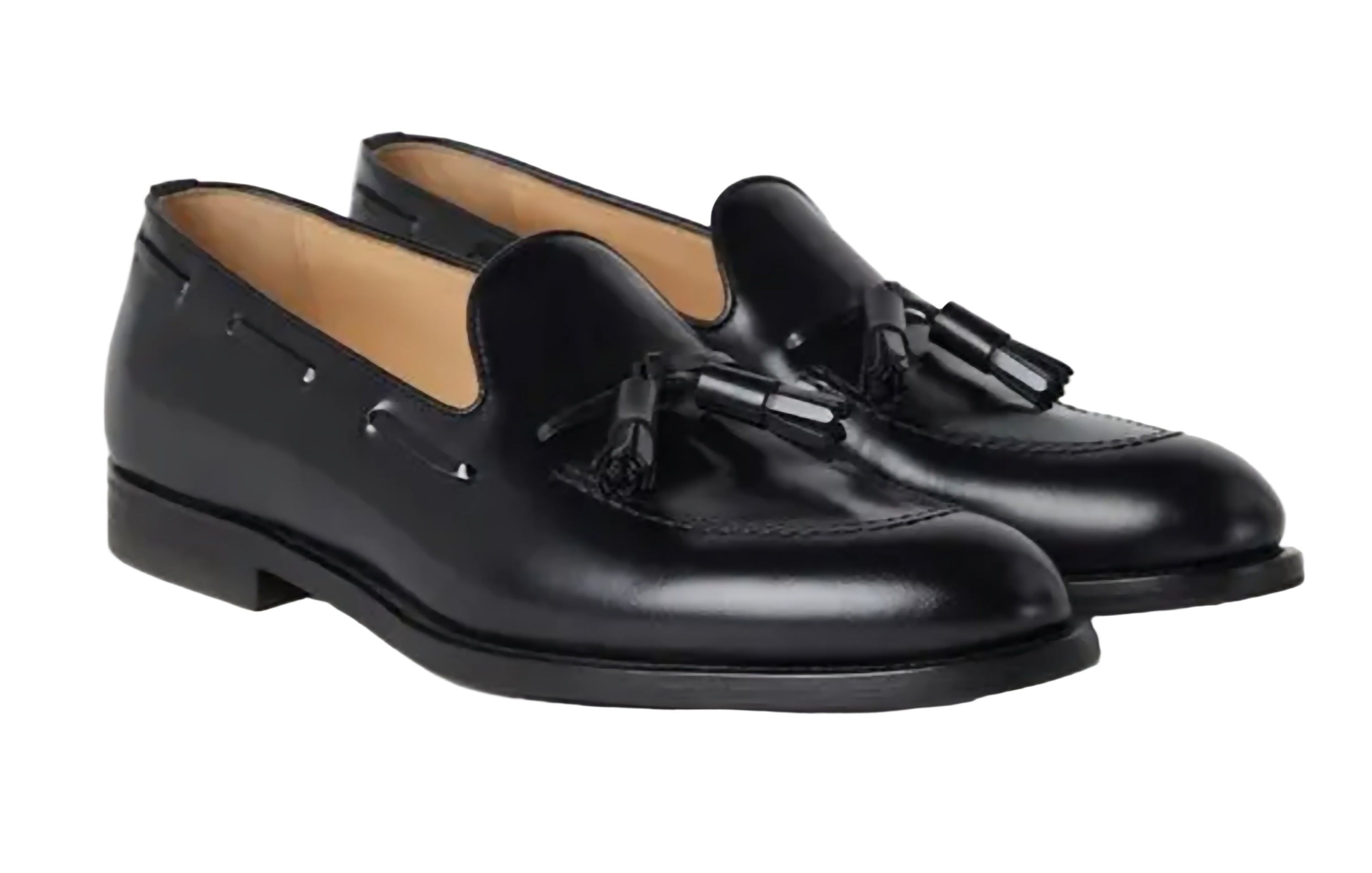 BRUNELLO CUCINELLI MENS LOAFERS IN BLACK