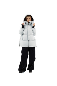 Herno Herno Women's Laminar Oversize Gore-Tex Windstopper Coat Ice