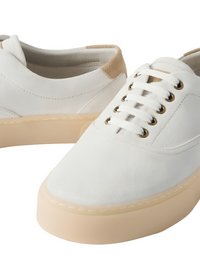 BRUNELLO CUCINELLI Brunello Cucinelli Suede Lace-Up Low-Top Sneakers with Gum Sole