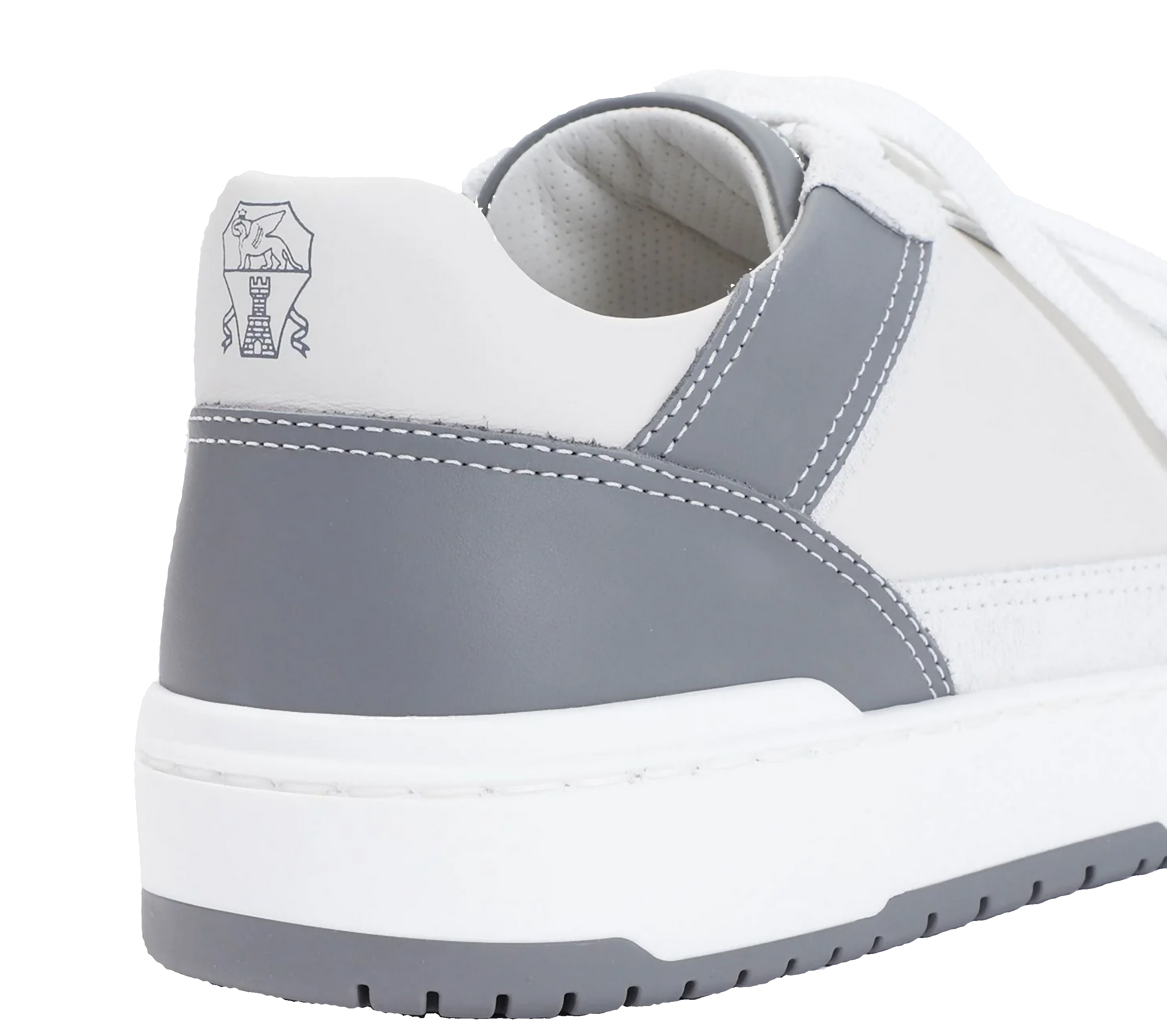 BRUNELLO CUCINELLI MENS SNEAKERS IN WHITE/GREY