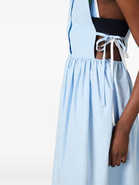 Miu Miu Women Sleeveless Poplin Dress