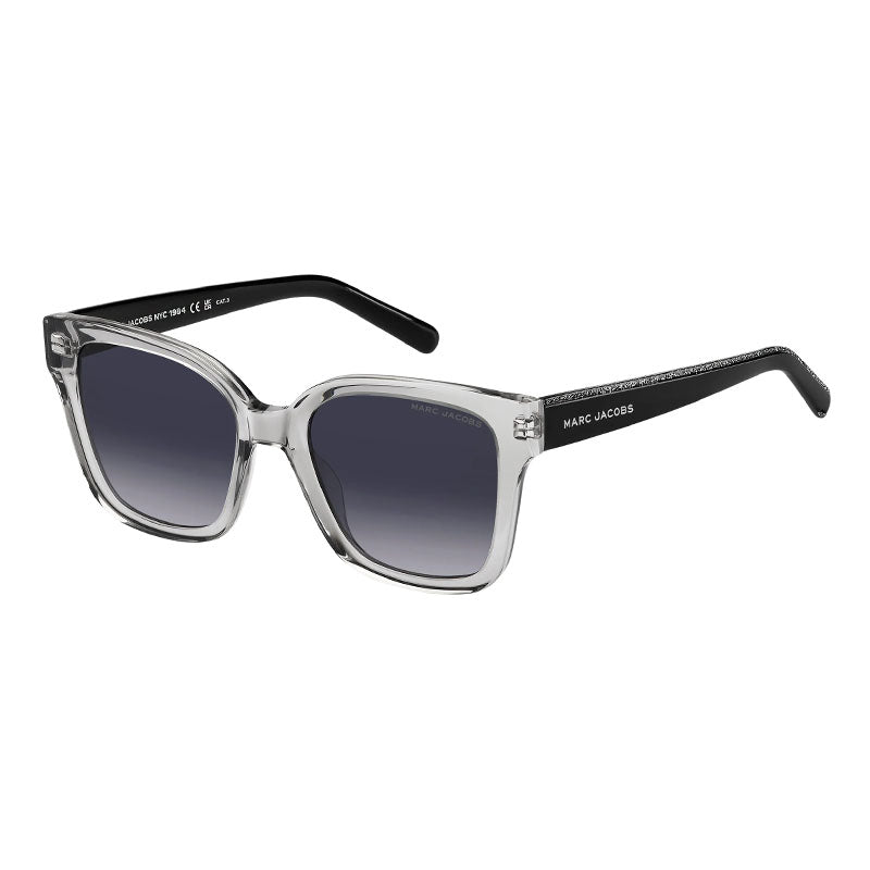 Marc Jacobs Sunglasses Square Full Rim, Grey Frame and Dark Grey Gradient Lens MARC458/S0KB79O
