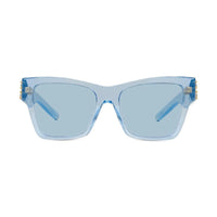 Givenchy Sunglasses Square Full Rim, Shiny Black and Studs Frame and Grey Lens GV40076I01A