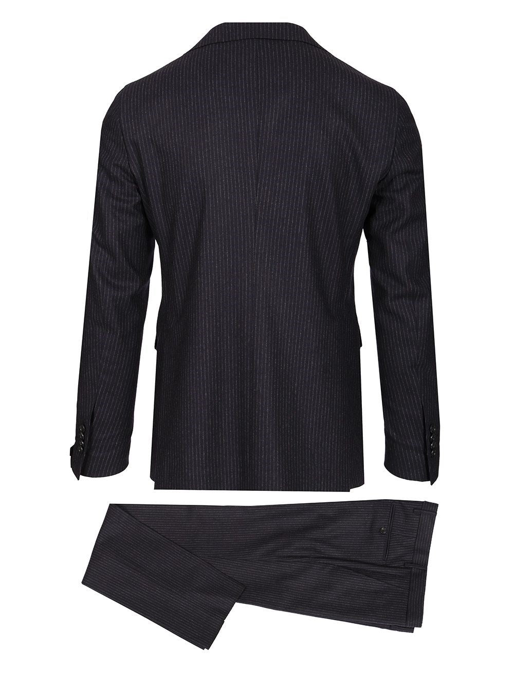 Tagliatore Men Vesuvio Pinstriped Single-Breasted Suit