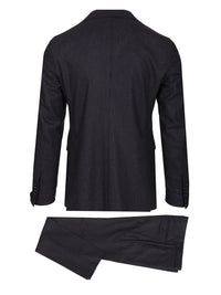 Tagliatore Men Vesuvio Pinstriped Single-Breasted Suit