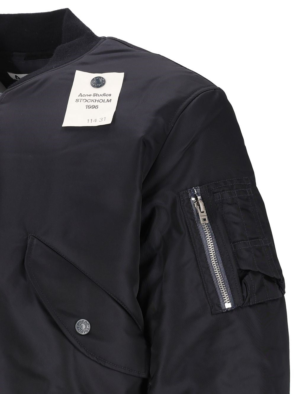 Acne Studios Men Nylon Bomber Jacket