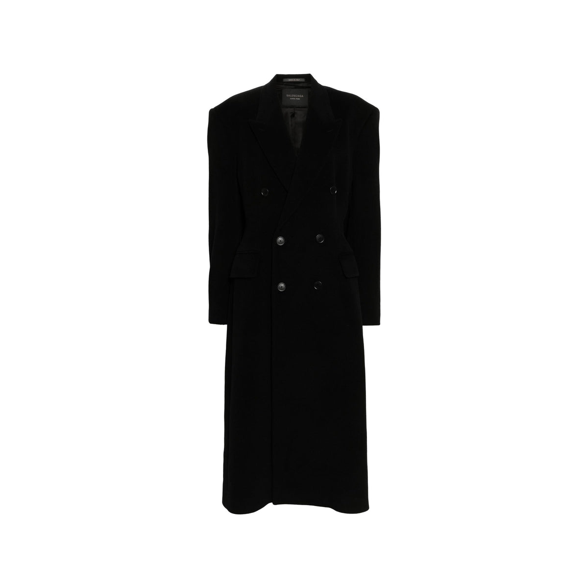 Balenciaga Balenciaga Cashmere And Wool Cinched Coat Women