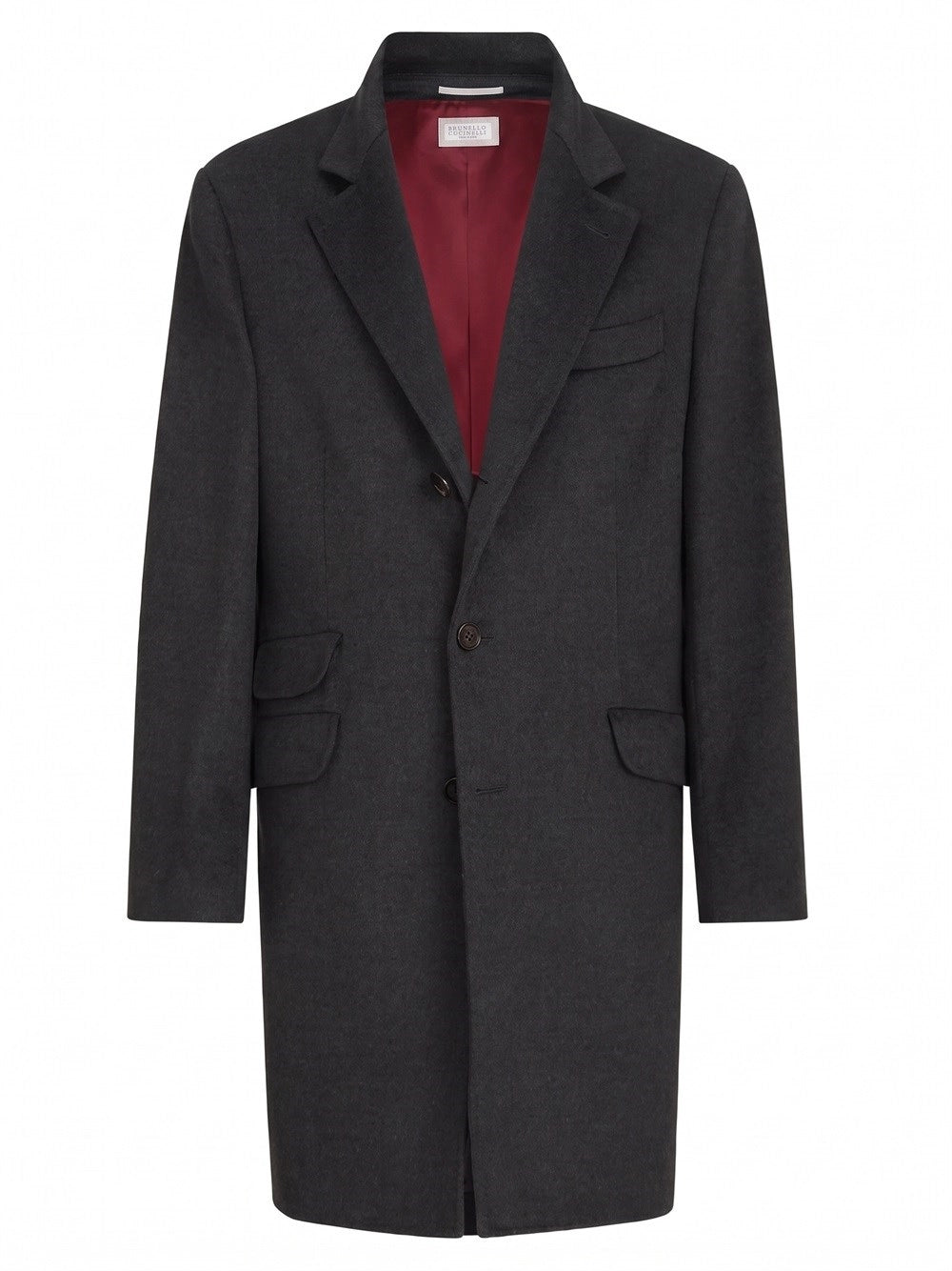 Brunello Cucinelli Men Lightweight Virgin Wool Coat
