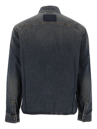 Golden Goose Men Cotton Denim Shirt
