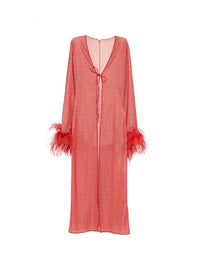 Oseree Women Lumière Plumage Long Kaftan
