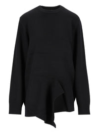 Toteme Women Asymmetric Wool And Cashmere Sweater
