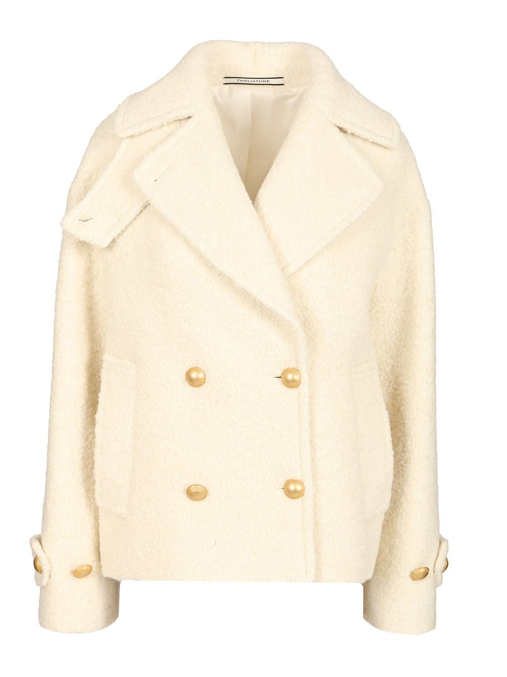 Tagliatore Women Short Double-Breasted Alpaca Jacket