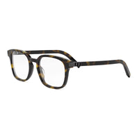 Dior Dior Eyeglasses Square Full Rim, Havana Frame and Clear Demo Lens Lens CDICONOS4I2000