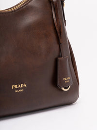 Prada Women Leather Shoulder Bag