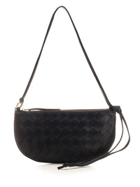 Bottega Veneta Women Gemelli Double Pouch Intrecciato Black