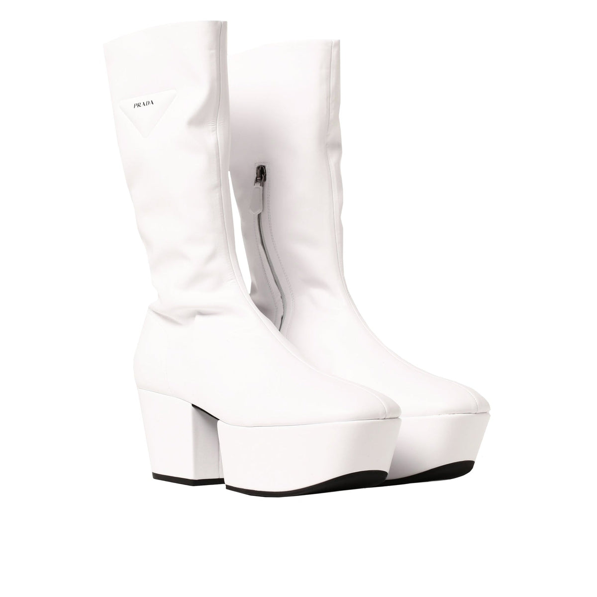Prada Platform Pull On Boots Women