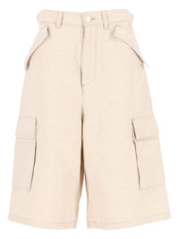 Fendi Women Selleria Denim Bermuda Shorts