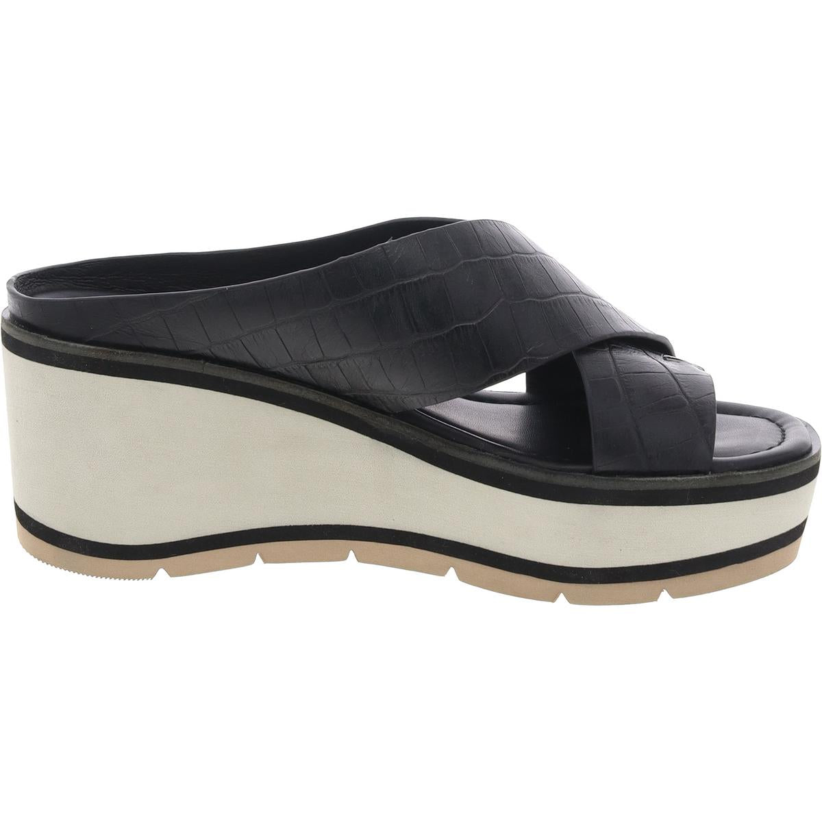 Womens Criss-Cross Wedge Sandals