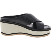 Womens Criss-Cross Wedge Sandals