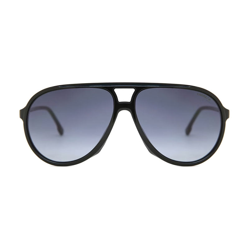 Carrera Carrera Sunglasses Aviator Full Rim, Black Frame and Dark Grey Gradient Lens CARRERA237/S08079O