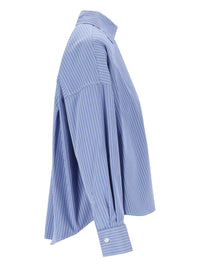 Weekend Max Mara Women Short Striped Cotton Shirt
