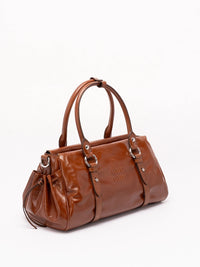 Miu Miu Women Shiny Leather Handbag