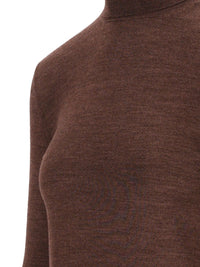 Maison Margiela Women Wool And Silk Turtleneck