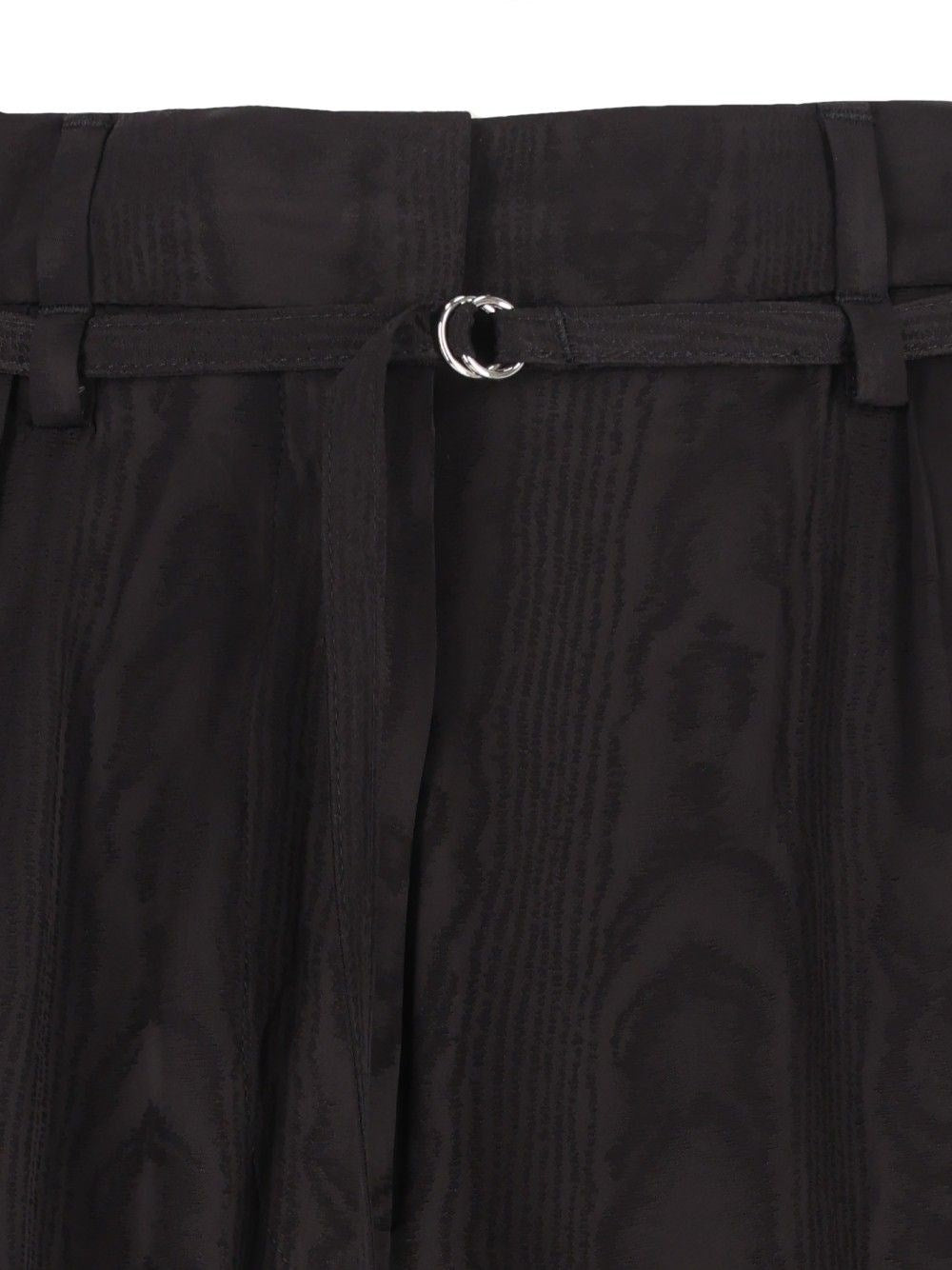 Dries Van Noten Women High-Waisted Trousers Moiré Motif