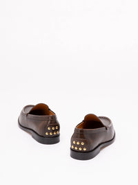 Tod's Women Metal Dots Loafers In Leather
