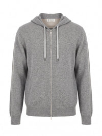 Brunello Cucinelli Men Cashmere Sweatshirt With Zipper