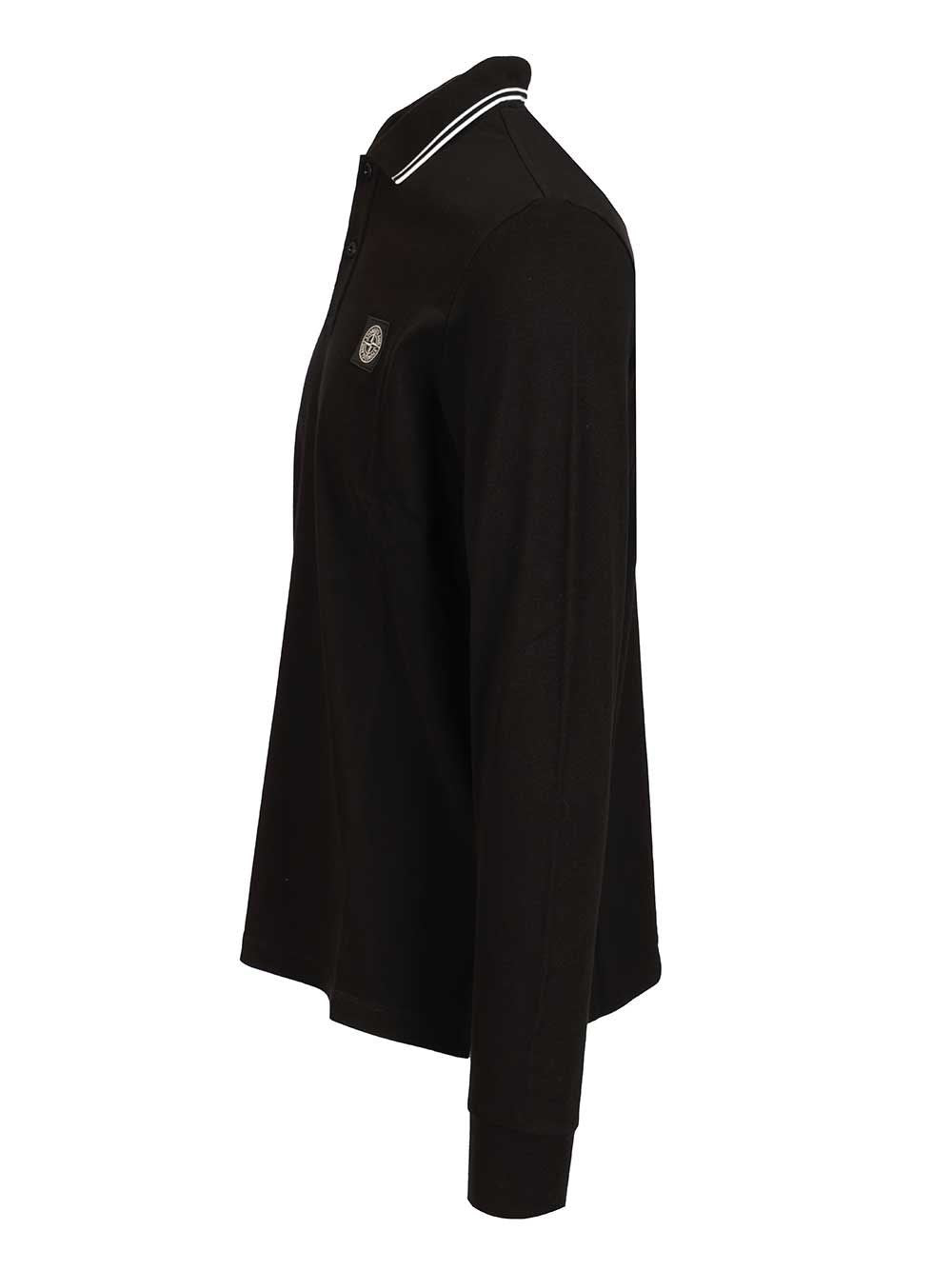 Stone Island Stone Island Men Long-Sleeved Polo Shirt