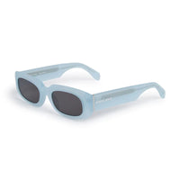 Palm Angels Sunglasses Oval Full Rim, Light Pink Frame and Brown Lens PERI104NOAH3B64