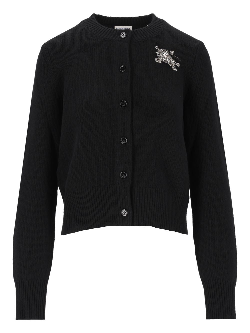 Burberry Women Wool And Cashmere Cardigan With Ekd