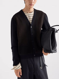 Prada Men Lambswool Cardigan