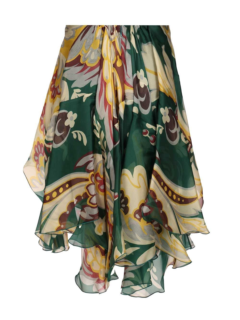 Etro Women Asymmetrical Midi Skirt