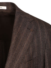 Tagliatore Men Single-Breasted Suit In Super 110S Wool