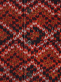 Dries Van Noten Men Printed Velvet Shirt