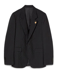 GUCCI Gucci Men Single-Breasted Jacket With "Gg" Weave