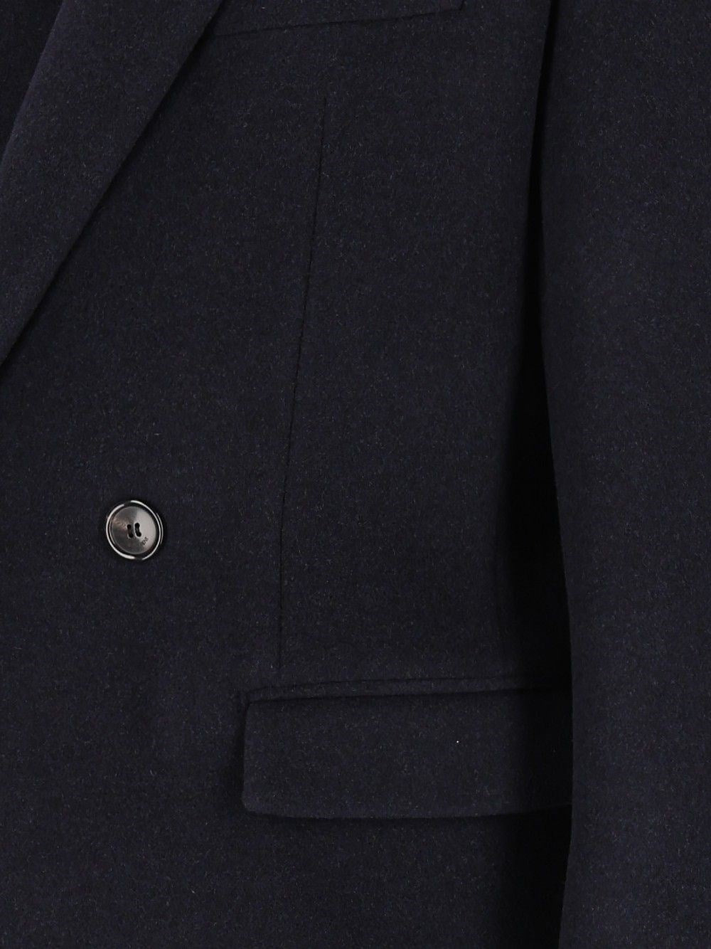 Saint Laurent Men Double-Breasted Coat