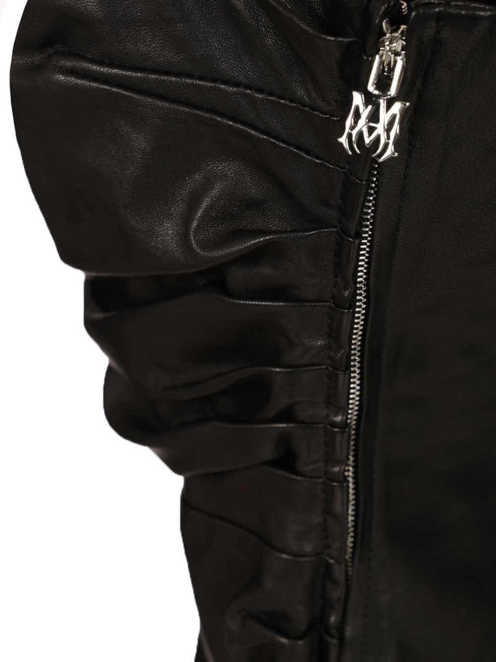 Amiri Women Leather Mini Dress