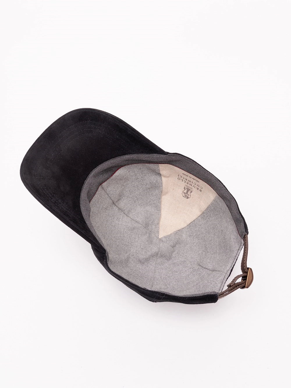 Brunello Cucinelli Men Suede Baseball Cap