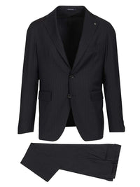 Tagliatore Men Montecarlo Pinstriped Suit