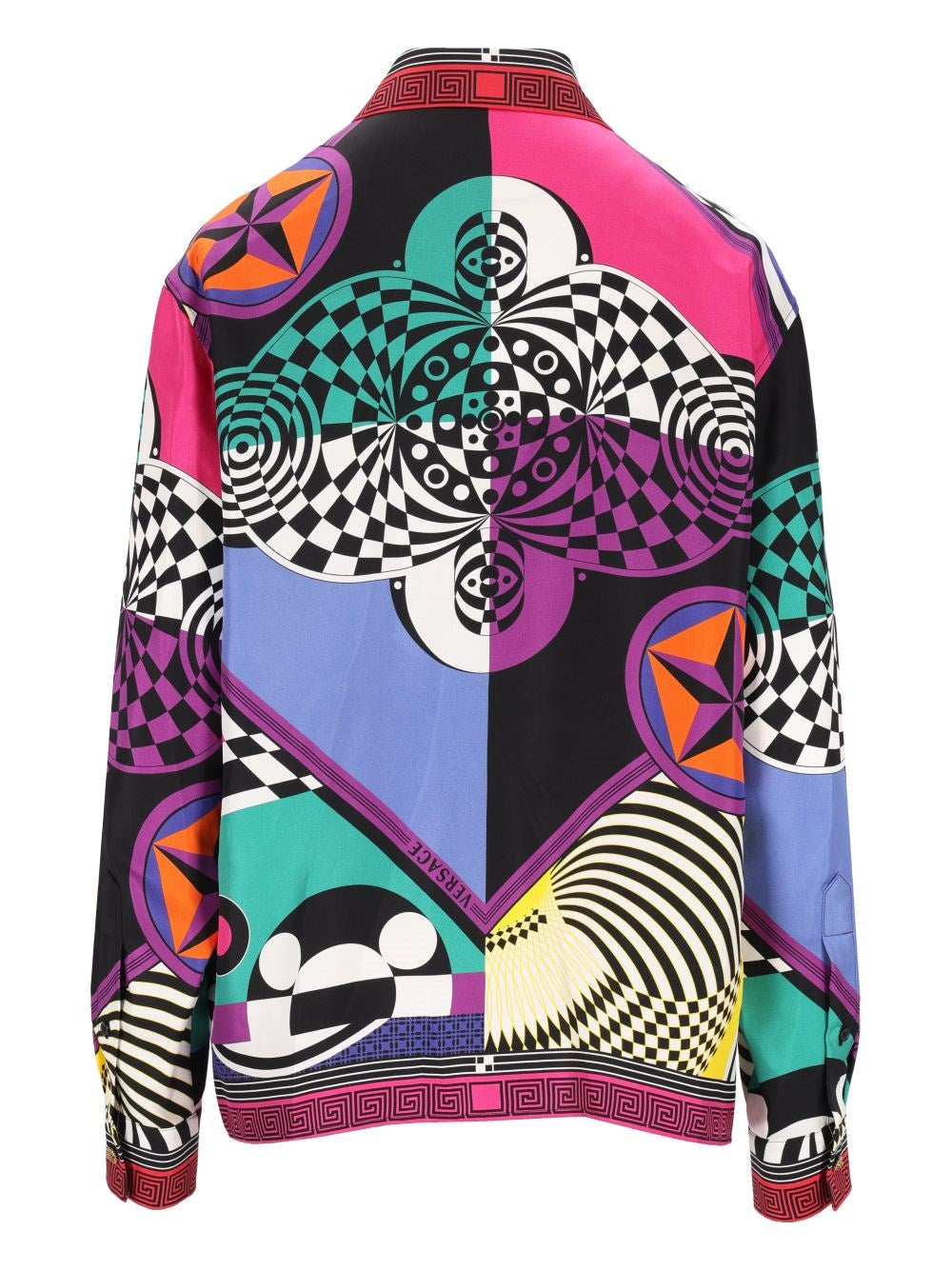 Versace Women Printed Silk Twill Shirt