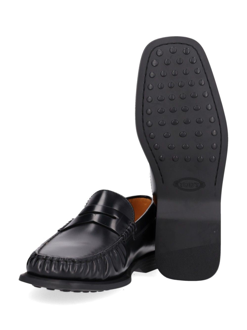 Tod's Men Moccasin In Curled Leather