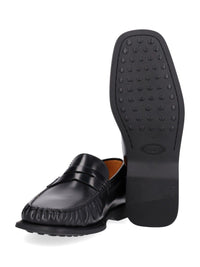 Tod's Men Moccasin In Curled Leather